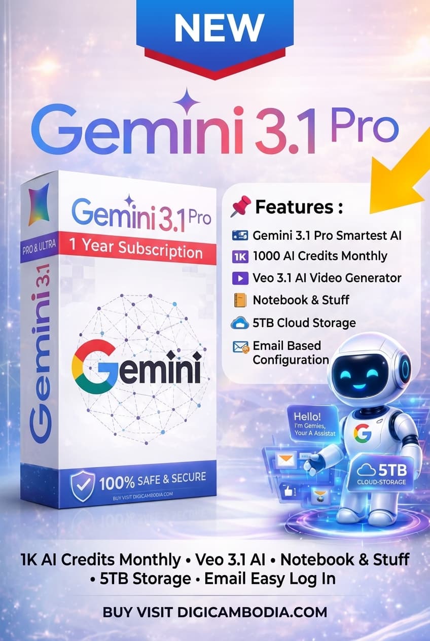 Google AI Pro — Google AI Pro DiGi Cambodia